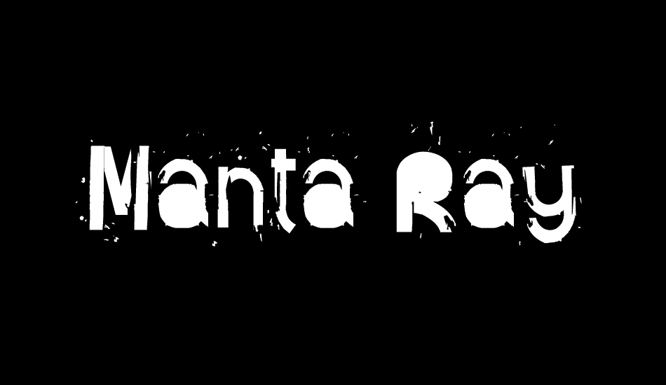 manta-ray font big