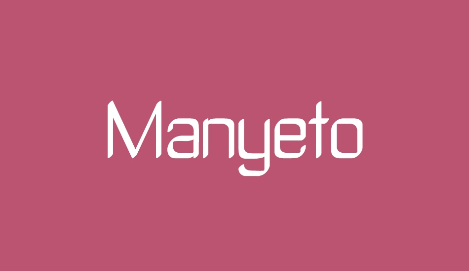 manyeto font big