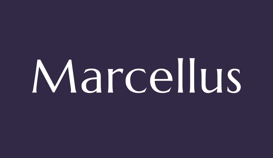 marcellus font big