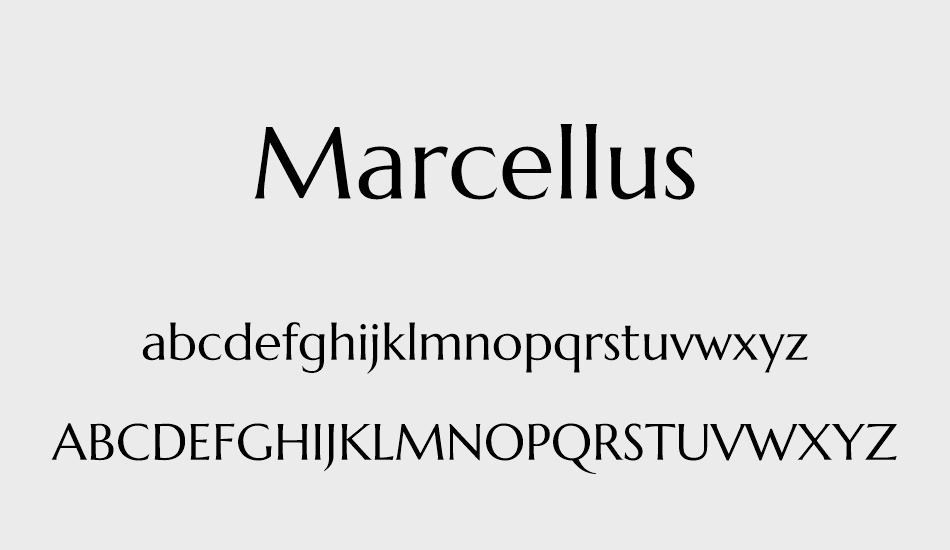 marcellus font