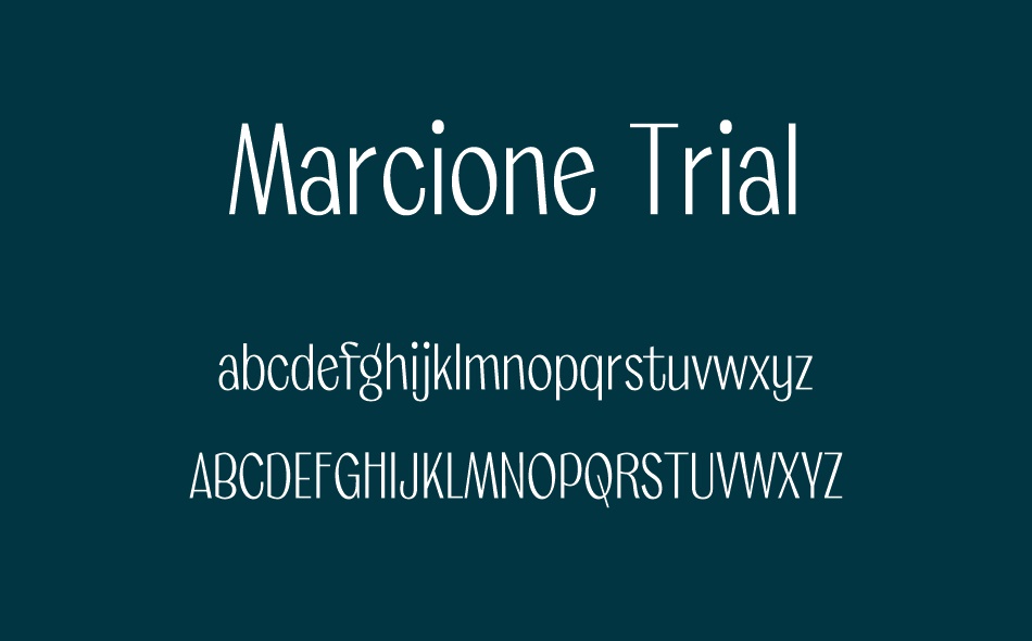 Marcione font