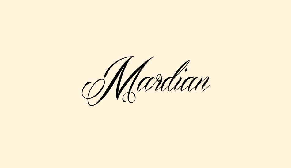 mardian-demo font big