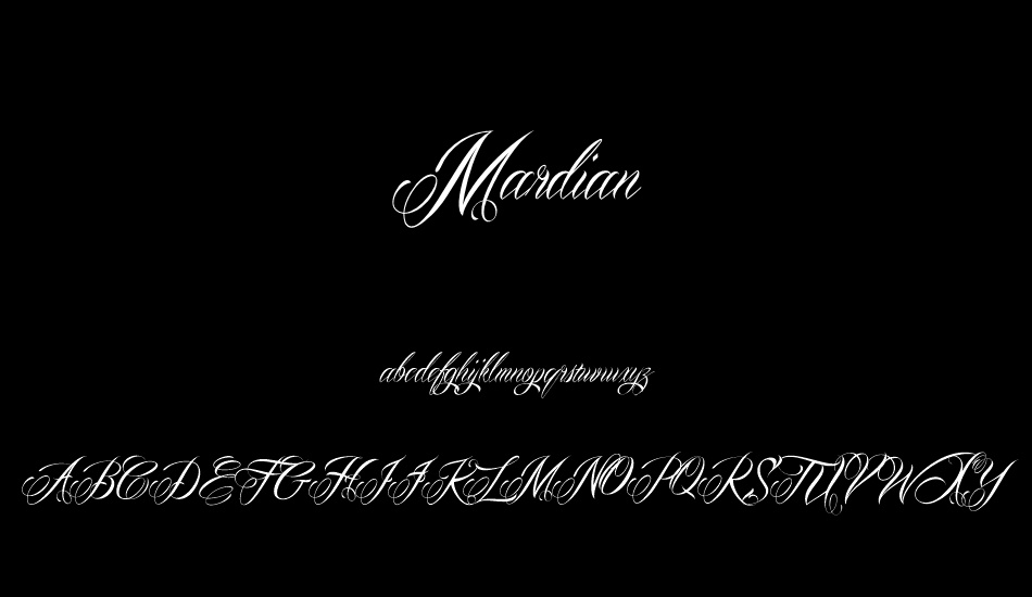 mardian-demo font
