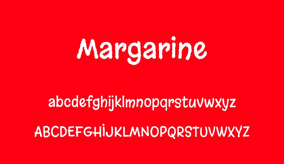 margarine font
