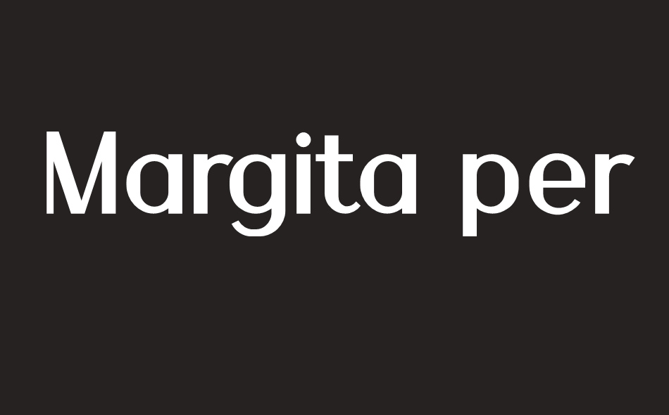 Margita font big