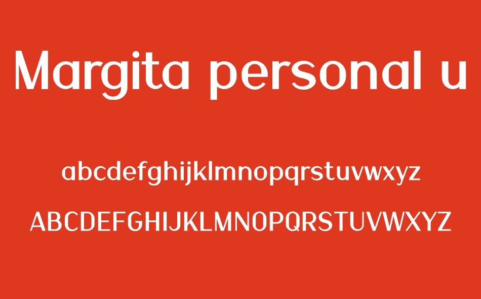 Margita font