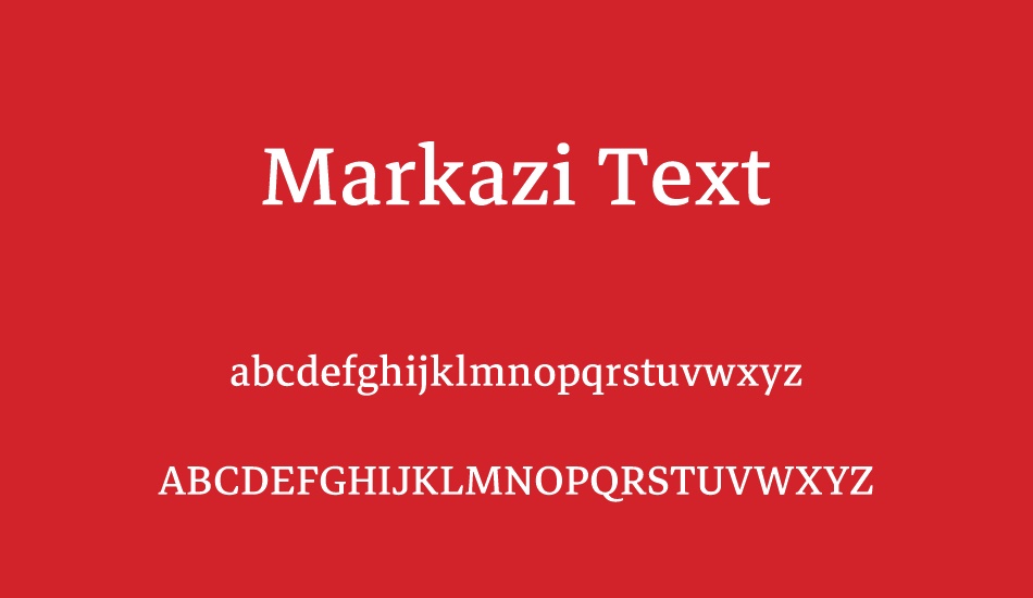 markazi-text font