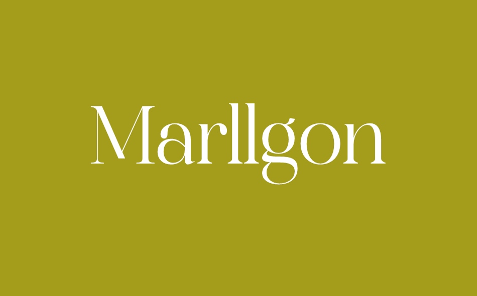 Marllgon font big