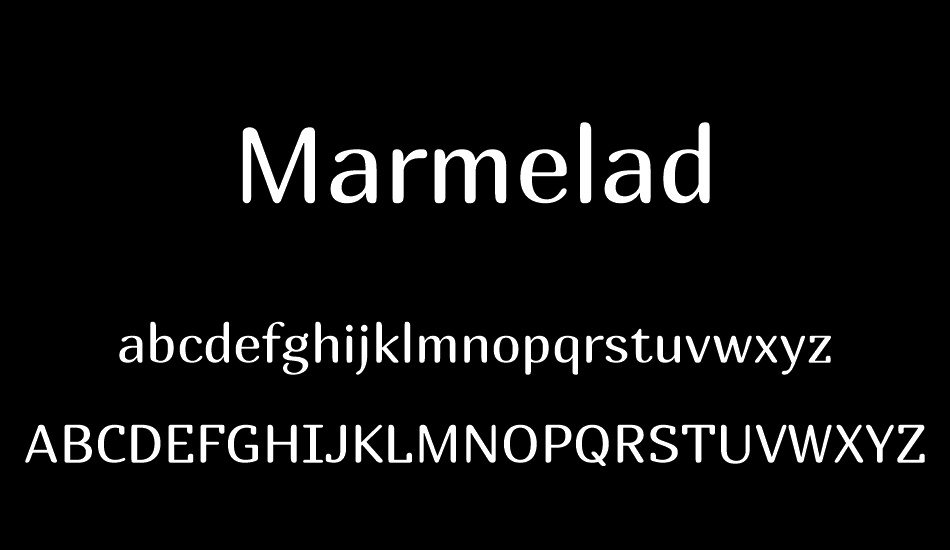 marmelad font