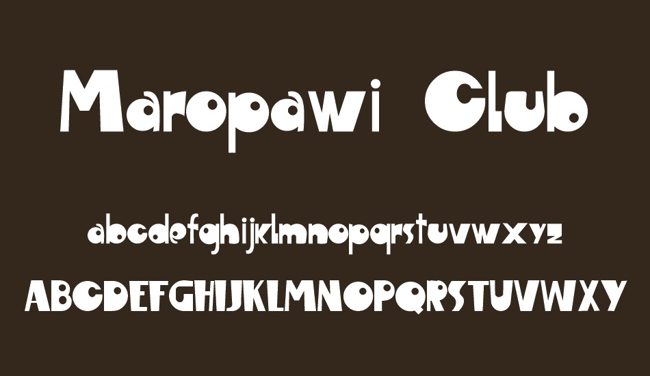 maropawi-club font