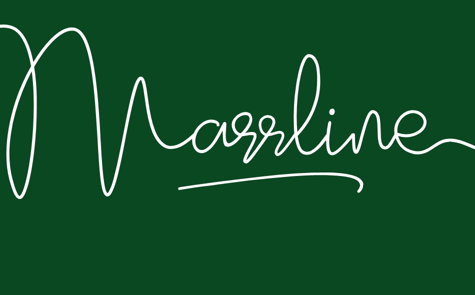 Marrline font big