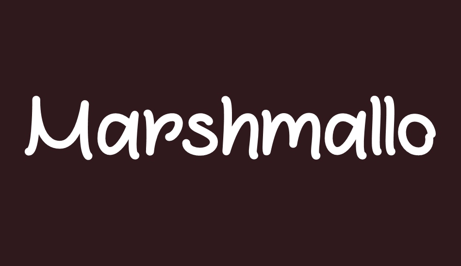 marshmallows-and-chocolate font big