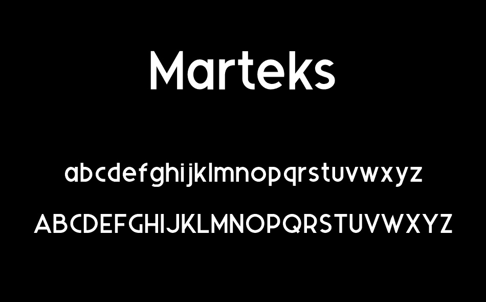 Marteks font