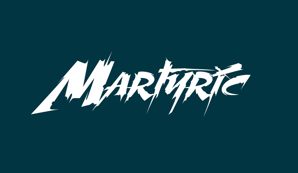 martyric-personal-use-only font big
