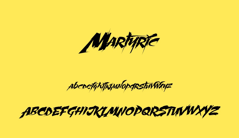 martyric-personal-use-only font