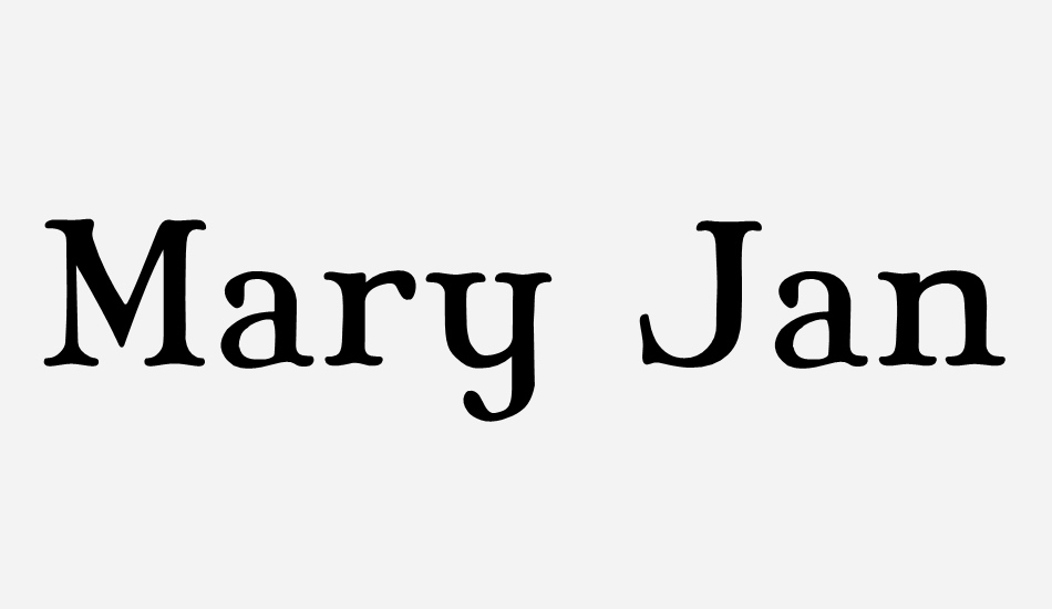 mary-jane-antique font big
