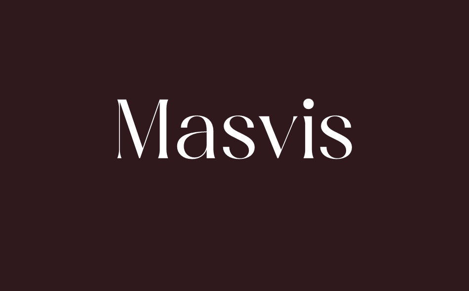 Masvis font big