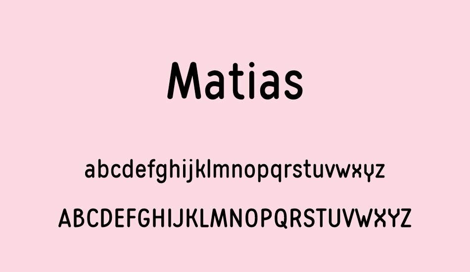 matias font