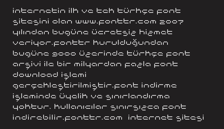 matrixtron font 1