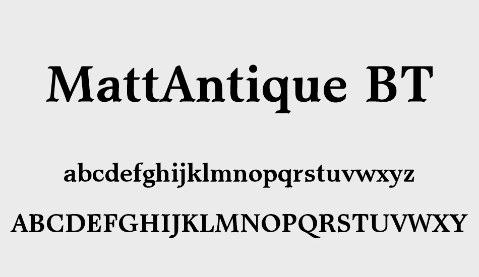 mattantique-bt font