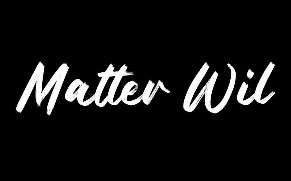 Matter Wild font big