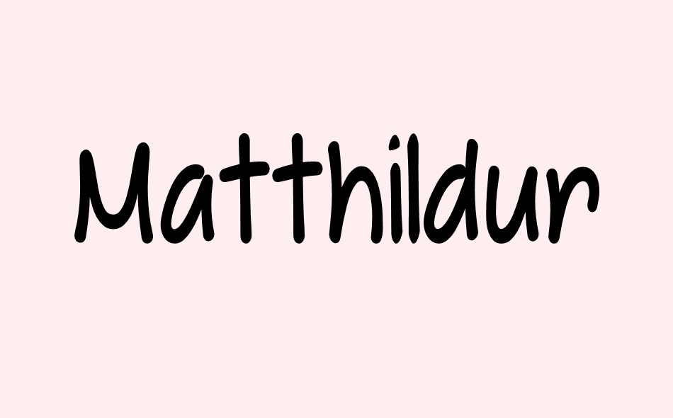 Matthildur font big