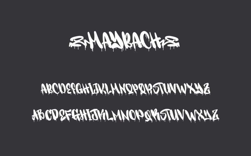 Maybach font