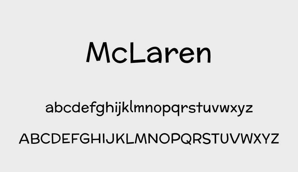 mclaren font