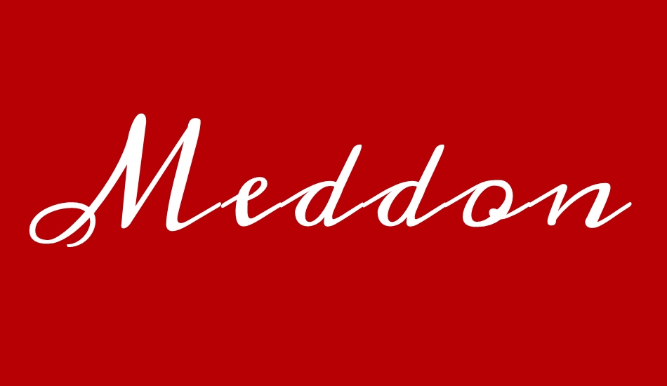 meddon font big