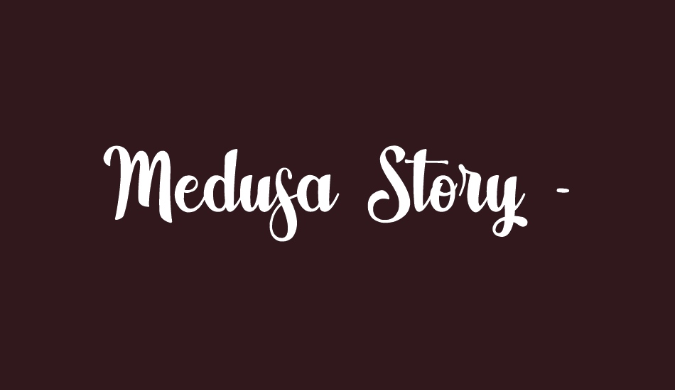 medusa-story---personal-use font big