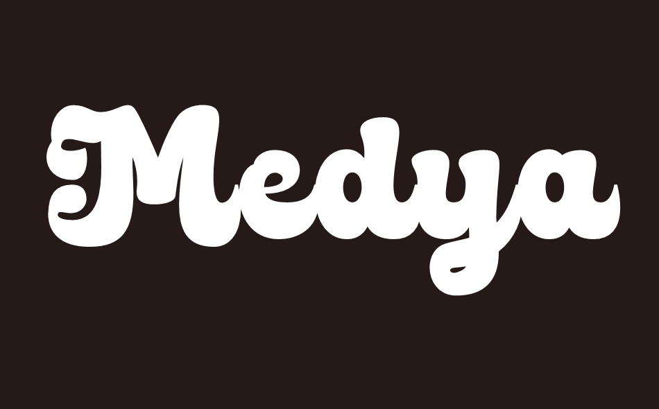 Medyan Script font big