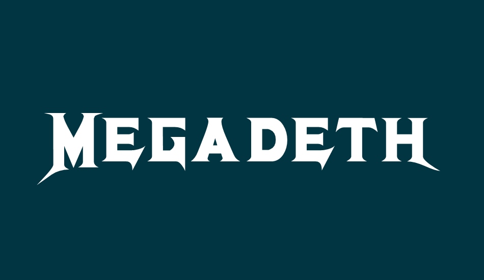 megadeth font big