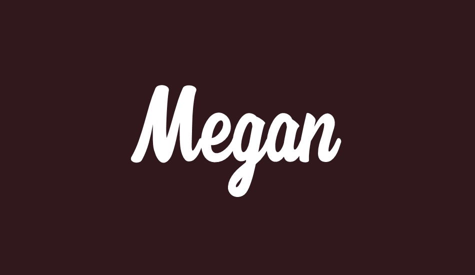 megan-personal-use font big