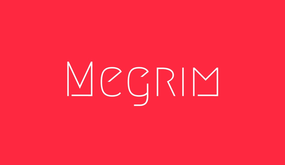 megrim font big