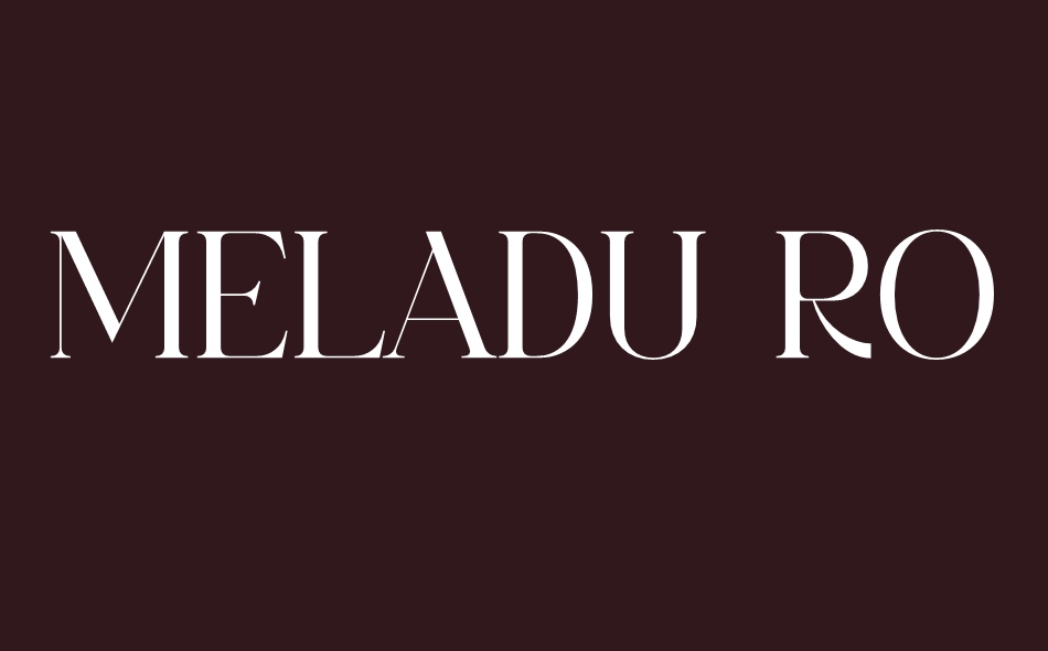 Meladu Rose font big