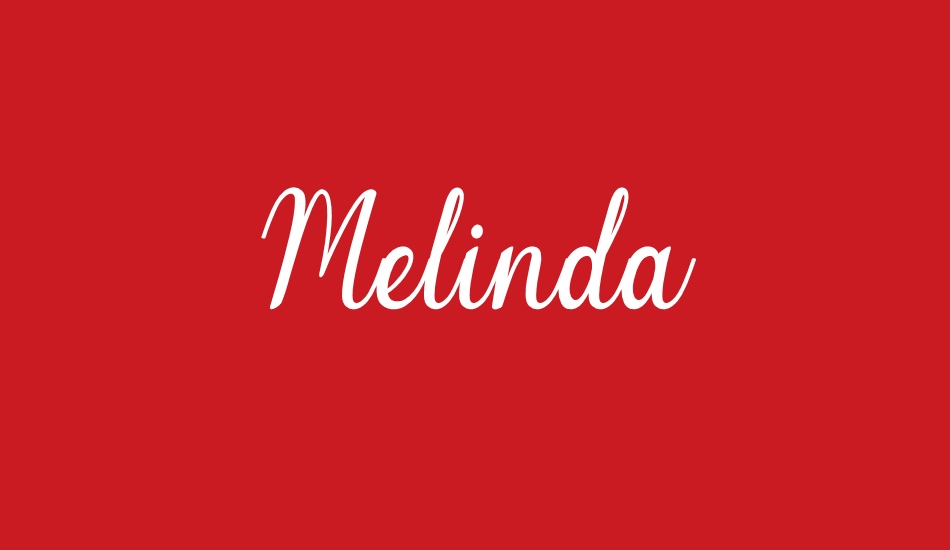 melinda font big