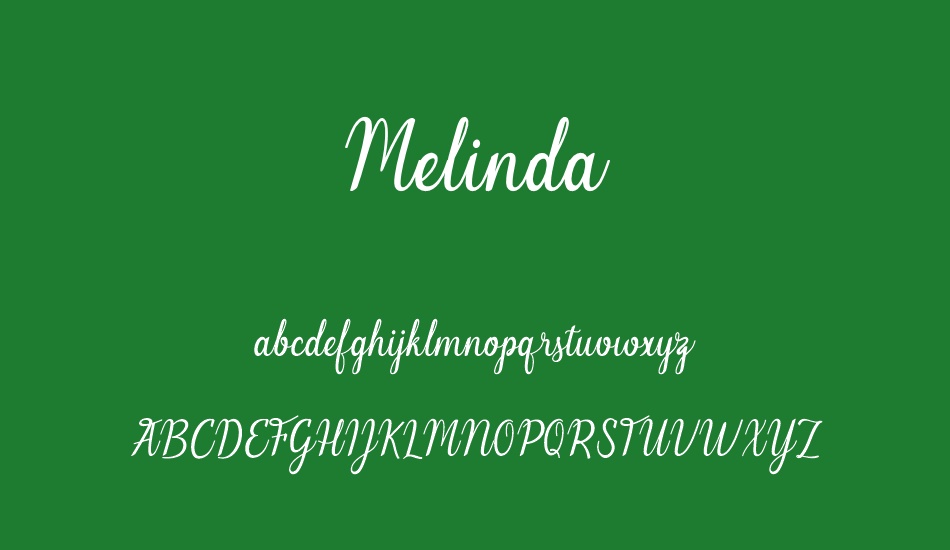 melinda font