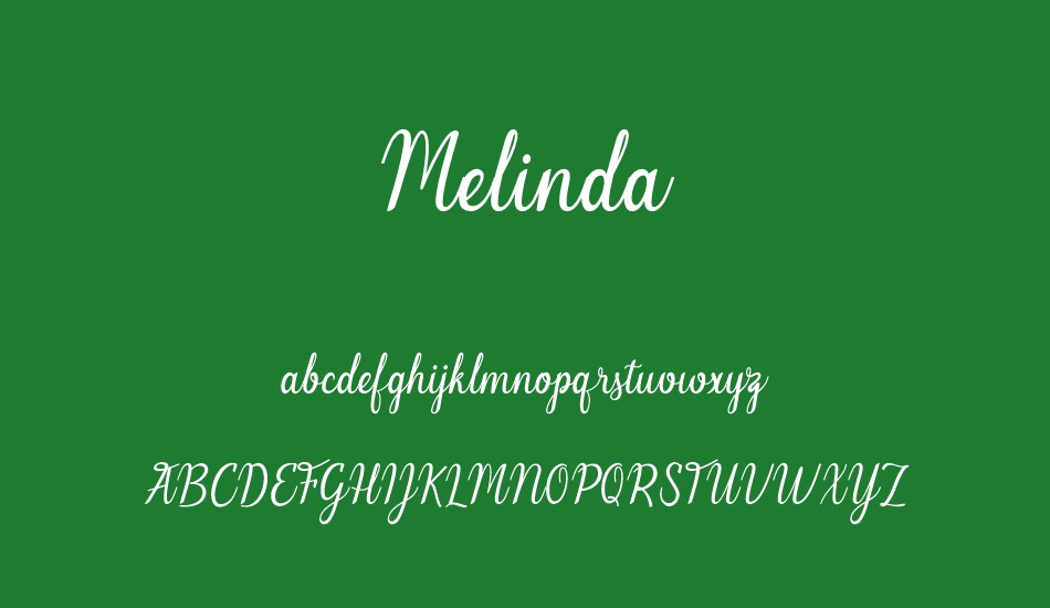 melinda font