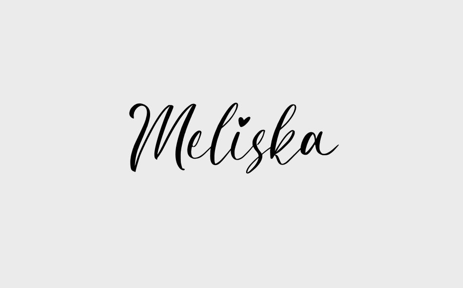 Meliska font big