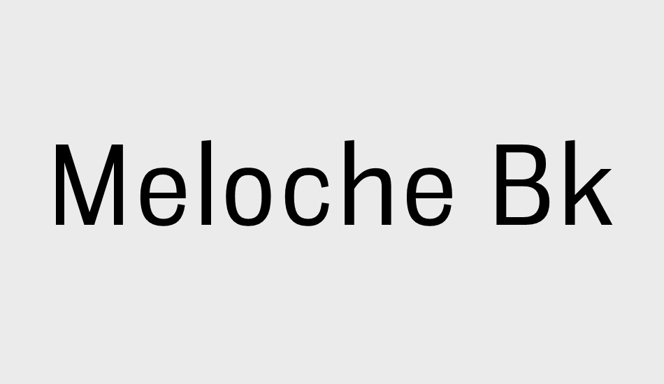 meloche-bk font big