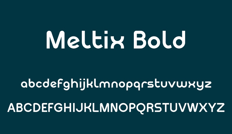 meltix-bold-demo font
