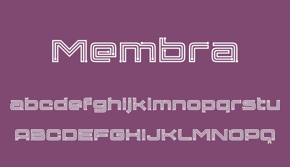 membra font