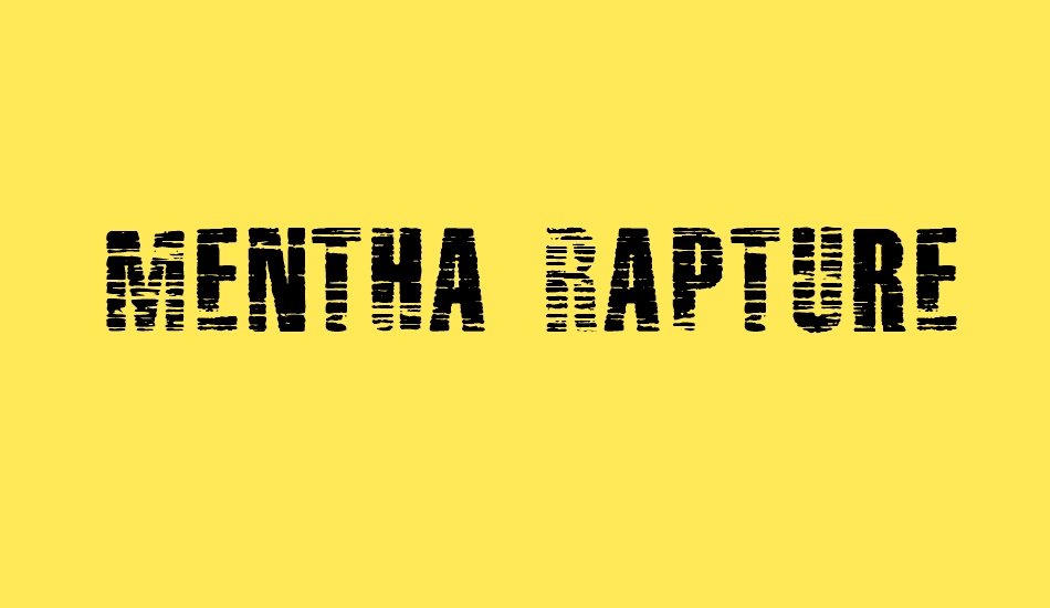 mentha-rapture font big