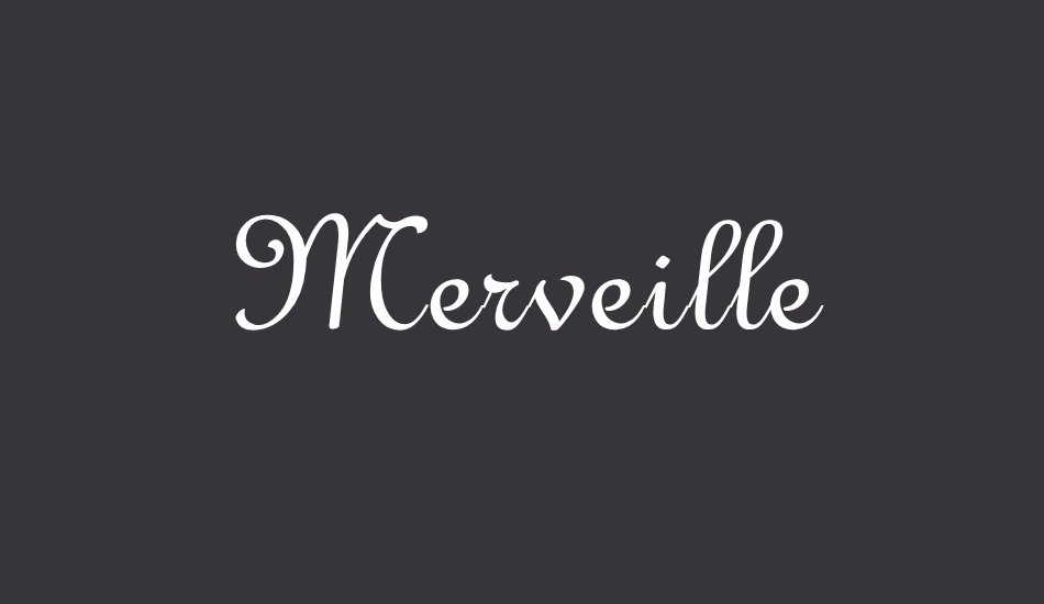 merveille font big