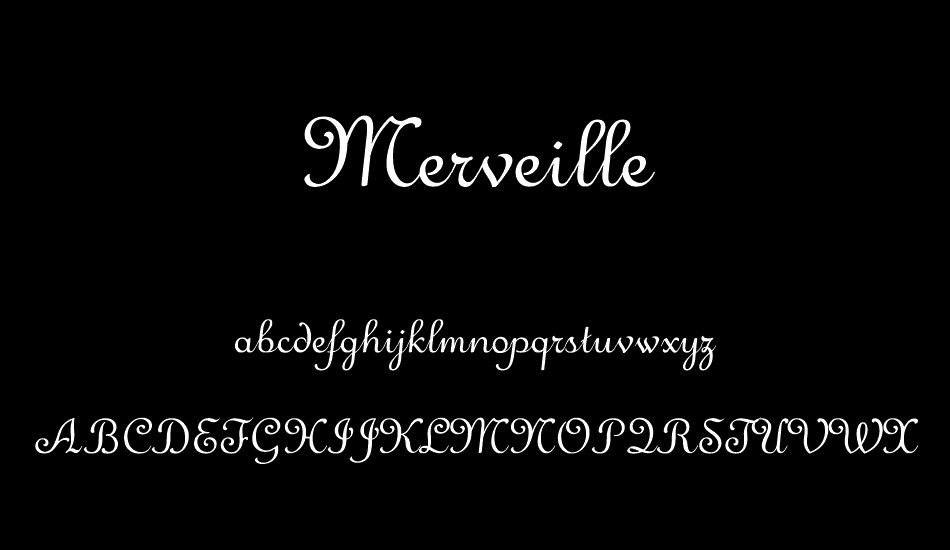 merveille font