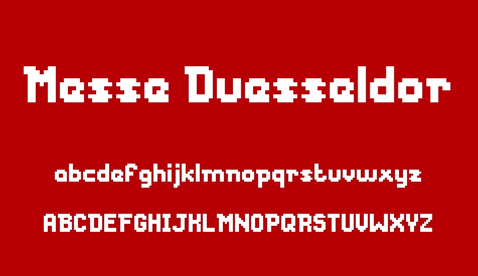 messe-duesseldorf font