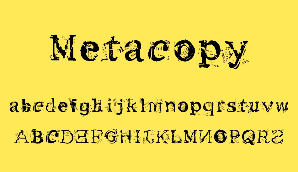 metacopy font