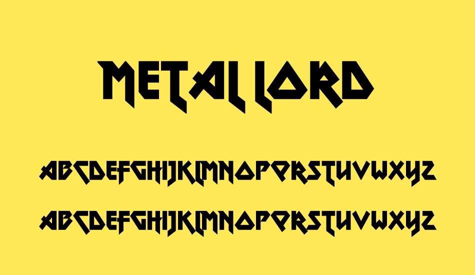 metal-lord font