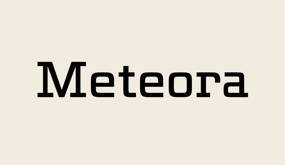meteora-demo font big