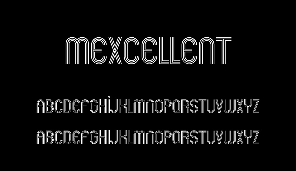 mexcellent font